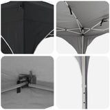 Pop-up Party Tent 575 x 288 x 245 cm Anthracite Oxford Fabric - Extra Image