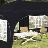 Pop-up Party Tent 575 x 288 x 245 cm Anthracite Oxford Fabric - Side View