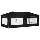 Pop-up Party Tent 575 x 288 x 245 cm Anthracite Oxford Fabric - Close-Up Angle