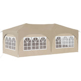 Pop-up Party Tent 575 x 288 x 245 cm Cream Oxford Fabric - Low Angle