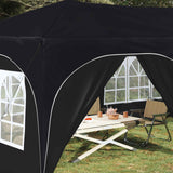Pop-up Party Tent 575 x 288 x 245 cm Anthracite Oxford Fabric - Side View
