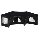Pop-up Party Tent 575 x 288 x 245 cm Anthracite Oxford Fabric - Front View