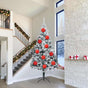 Christmas Bauble Set XXL 3 pcs Red Ø 25 cm Plastic
