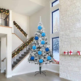Christmas Bauble Set 3 pcs Blue XXL