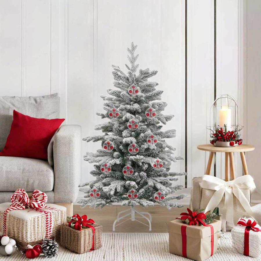 Christmas Bauble Set 25 pcs Transparent Ø 8 cm Plastic