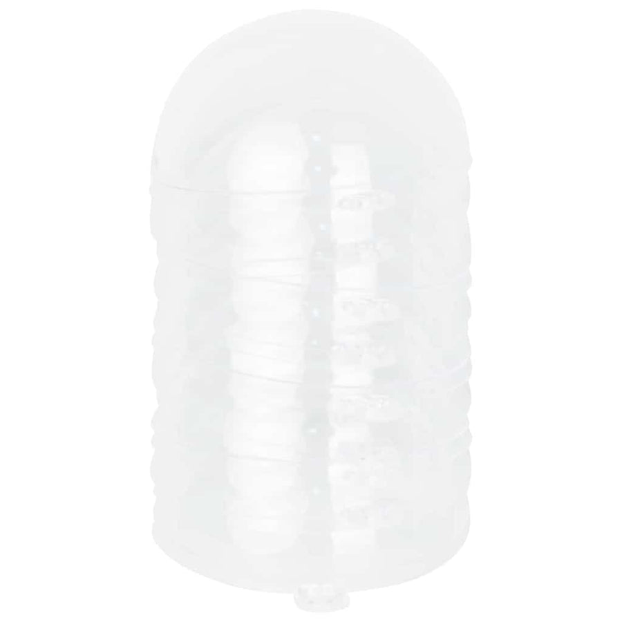 Christmas Bauble Set 25 pcs Transparent Ø 8 cm Plastic