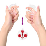 Christmas Bauble Set 25 pcs Transparent Ø 10 cm - Close-Up Angle