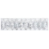 Christmas Pine Cone Ball 40 pcs Silver Plastic