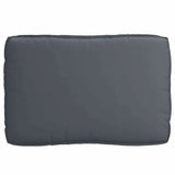 Cushion Set 3 pcs Anthracite Oxford Fabric