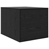 Cat Litter Box Enclosure Black Oak 47 x 59 x 42 cm - Rear View