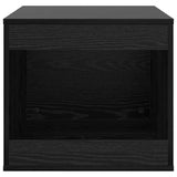 Cat Litter Box Enclosure Black Oak 47 x 59 x 42 cm - Front View