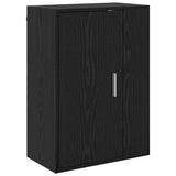 4 Piece TV Cabinet Set Wall-mounted Black oak Engineered wood - Low Angle