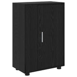 4 Piece TV Cabinet Set Wall-mounted Black oak Engineered wood - Extra Image