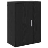TV Cabinet Set Black Oak Engineered wood - Close-Up Angle