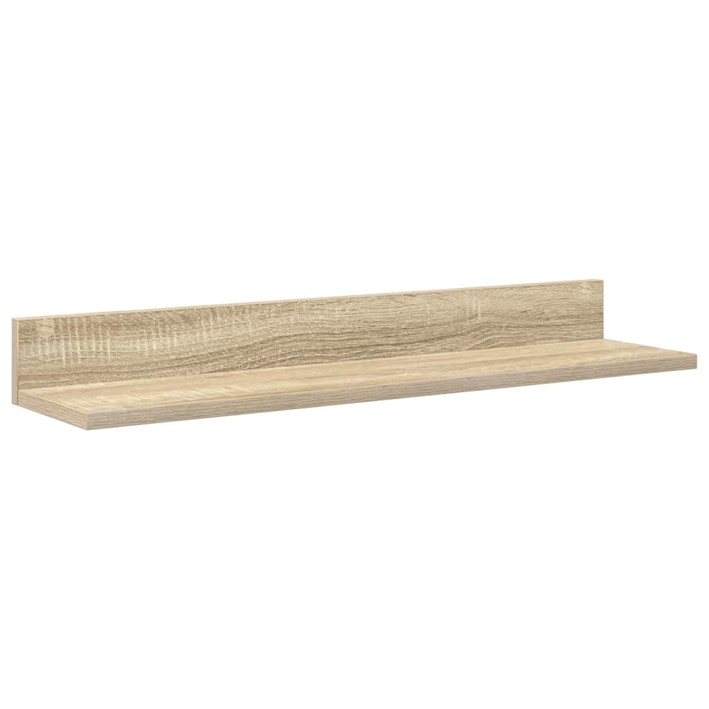 4 Piece TV Cabinet Set Wall-mounted Sonoma oak Engineered wood