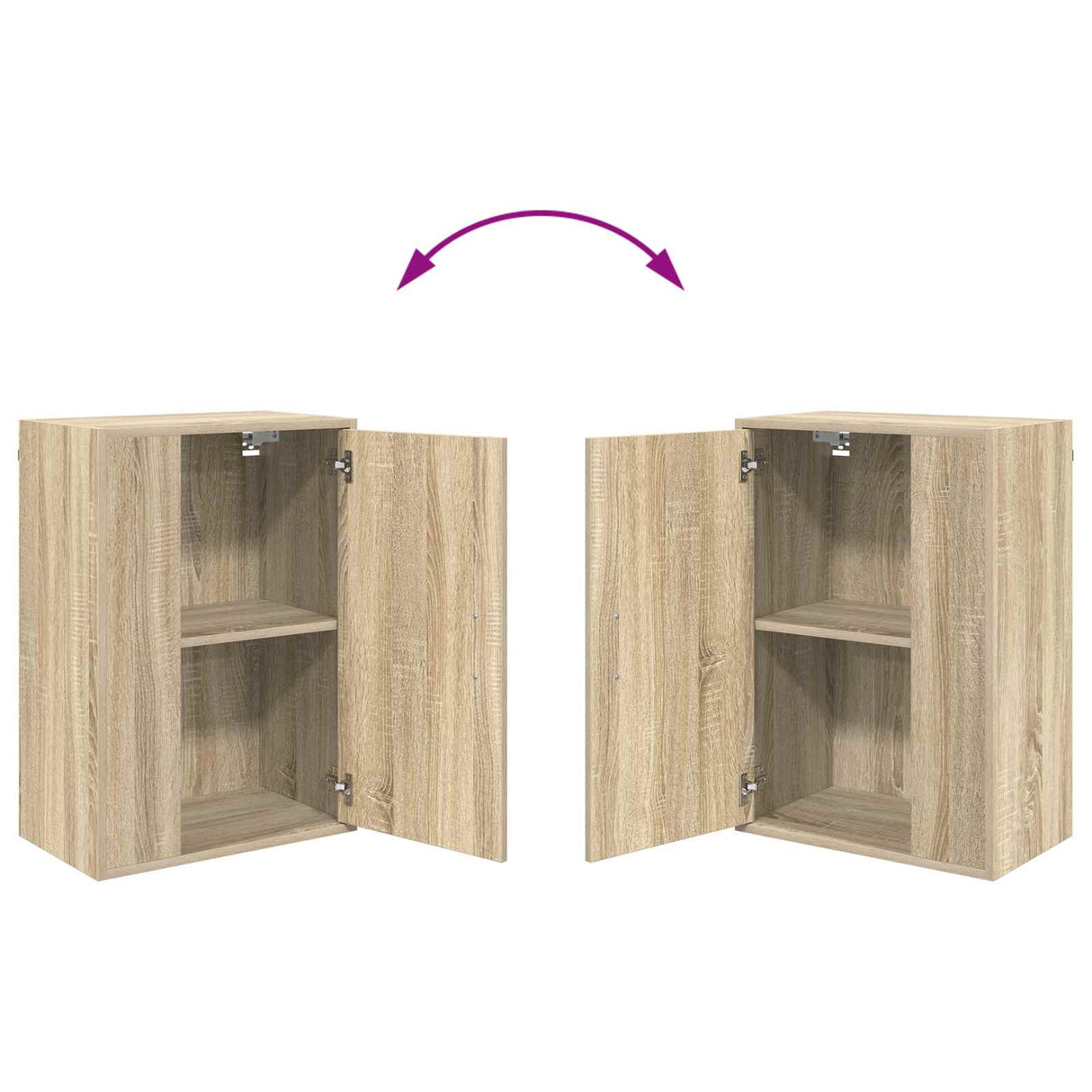 TV Cabinet Set Sonoma Oak Engineered wood