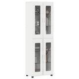Highboard FLORIN 60 x 35 x 182 cm White Engineered Wood
