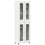Highboard FLORIN 60 x 35 x 182 cm White Engineered Wood