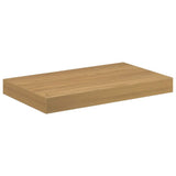 Wall Shelf 2 pcs Brown 40 x 23.5 x 3.8 cm Engineered Wood - Rear View