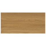 Wall Shelf 2 pcs Brown 50 x 23.5 x 3.8 cm Engineered Wood - Extra Image