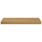Wall Shelf 2 pcs Brown 60 x 23,5 x 3,8 cm Engineered Wood - Close-Up Angle