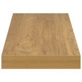 Wall Shelf 2 pcs Brown 60 x 23,5 x 3,8 cm Engineered Wood