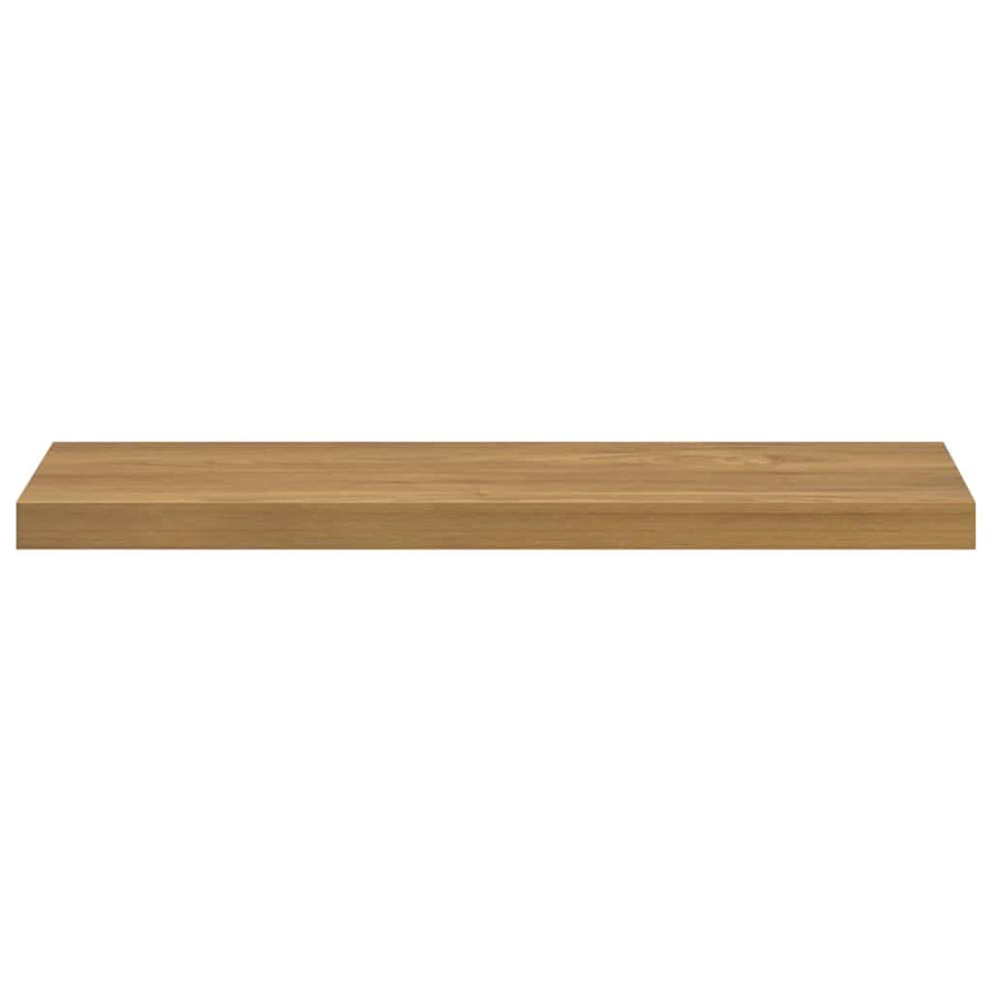 Wall Shelf 2 pcs Brown 80 x 23,5 x 3,8 cm Engineered Wood