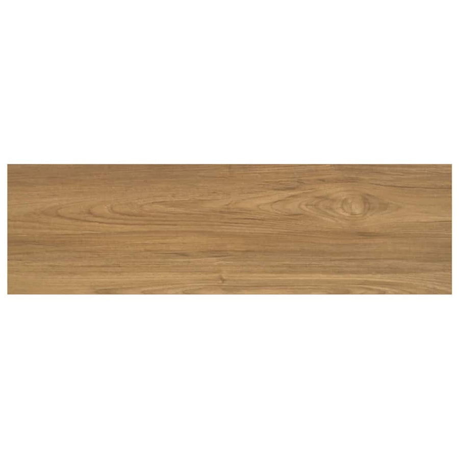 Wall Shelf 2 pcs Brown 80 x 23,5 x 3,8 cm Engineered Wood