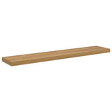 Wall Shelf 2 pcs Brown 120 x 23,5 x 3,8 cm Engineered Wood