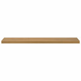 Wall Shelf 2 pcs Brown 120 x 23,5 x 3,8 cm Engineered Wood - Close-Up Angle