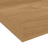 Wall Shelf 2 pcs Brown 40 x 9 x 3 cm Engineered Wood - Extra Image