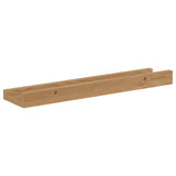Wall Shelf 2 pcs Brown 40 x 9 x 3 cm Engineered Wood - Extra Image