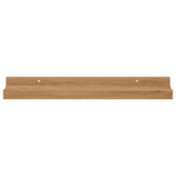 Wall Shelf 2 pcs Brown 40 x 9 x 3 cm Engineered Wood