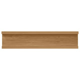 Wall Shelf 2 pcs Brown 40 x 9 x 3 cm Engineered Wood