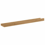 Wall Shelf 2 pcs Brown 60 x 9 x 3 cm Engineered Wood - Extra Image