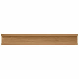 Wall Shelf 2 pcs Brown 60 x 9 x 3 cm Engineered Wood