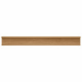 Wall Shelf 2 pcs Brown 80 x 9 x 3 cm Engineered Wood