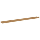 Wall Shelf 2 pcs Brown 100 x 9 x 3 cm Engineered Wood
