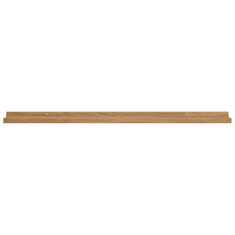 Wall Shelf 2 pcs Brown 100 x 9 x 3 cm Engineered Wood