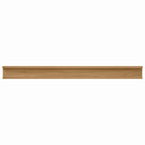 Wall Shelf 2 pcs Brown 100 x 9 x 3 cm Engineered Wood