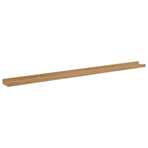 Wall Shelf 2 pcs Brown 115 x 9 x 3 cm Engineered Wood