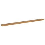 Wall Shelf 2 pcs Brown 115 x 9 x 3 cm Engineered Wood