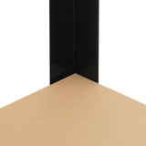 Workbench Black 115 x 55 x 91 cm Engineered Wood and Metal - Low Angle