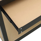 Workbench Black 80 x 40 x 91 cm Engineered Wood and Metal - Extra Image