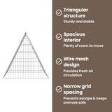 Rabbit Cage Silver 110 x 55 x 55 cm Galvanised Steel