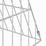 Rabbit Cage Silver 215 x 55 x 55 cm Galvanised Steel