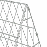 Rabbit Cage Silver 650 x 55 x 55 cm Galvanised Steel - Extra Image