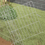 Rabbit Cage Silver 650 x 55 x 55 cm Galvanised Steel - Top-Down View