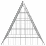 Rabbit Cage Silver 650 x 55 x 55 cm Galvanised Steel - Close-Up Angle