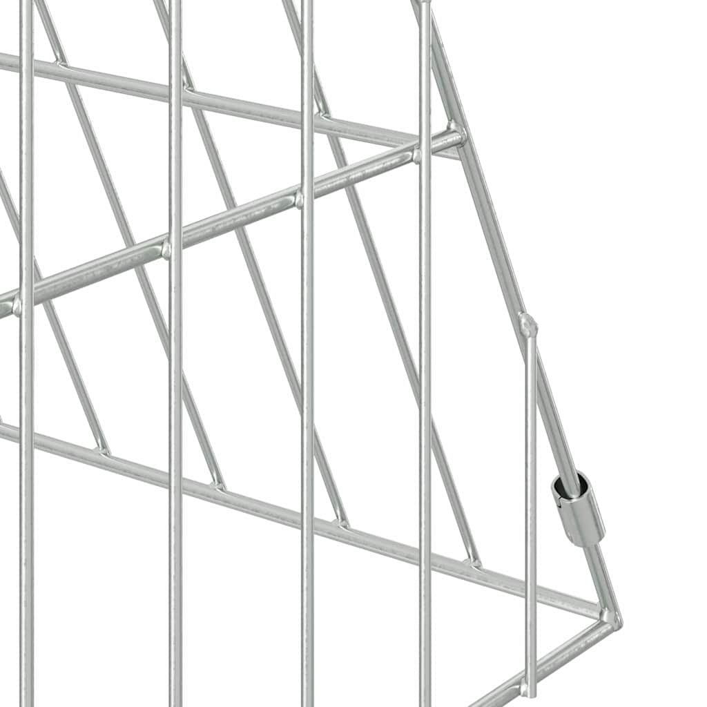 Rabbit Cage Silver 430 x 55 x 55 cm Galvanised Steel